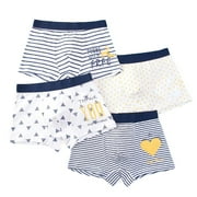 Kojbhygd Kids Underwear Boys Boys' and Toddler Briefs Breathable Underwear Briefs Multipacks (White,3-6 Years)
